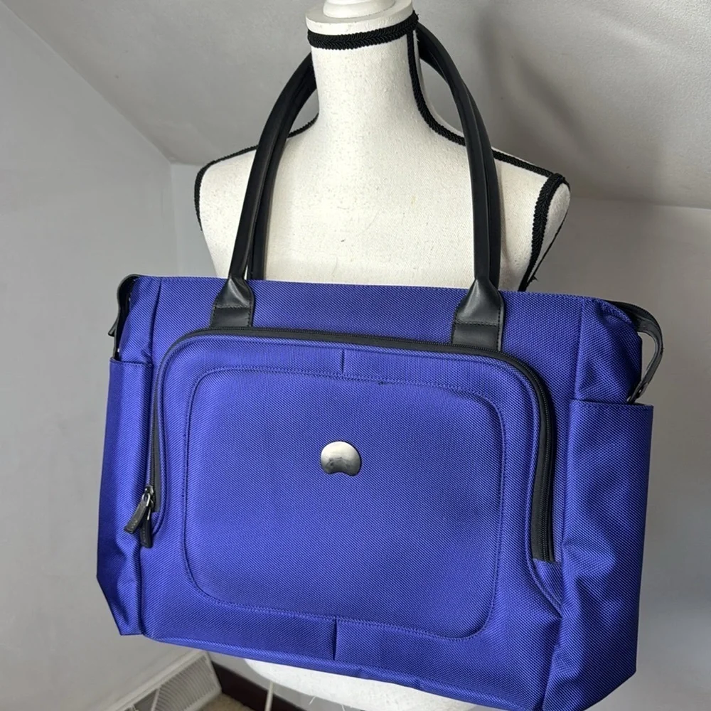 Delsey Blue Black Travel Duffle TOT9370F